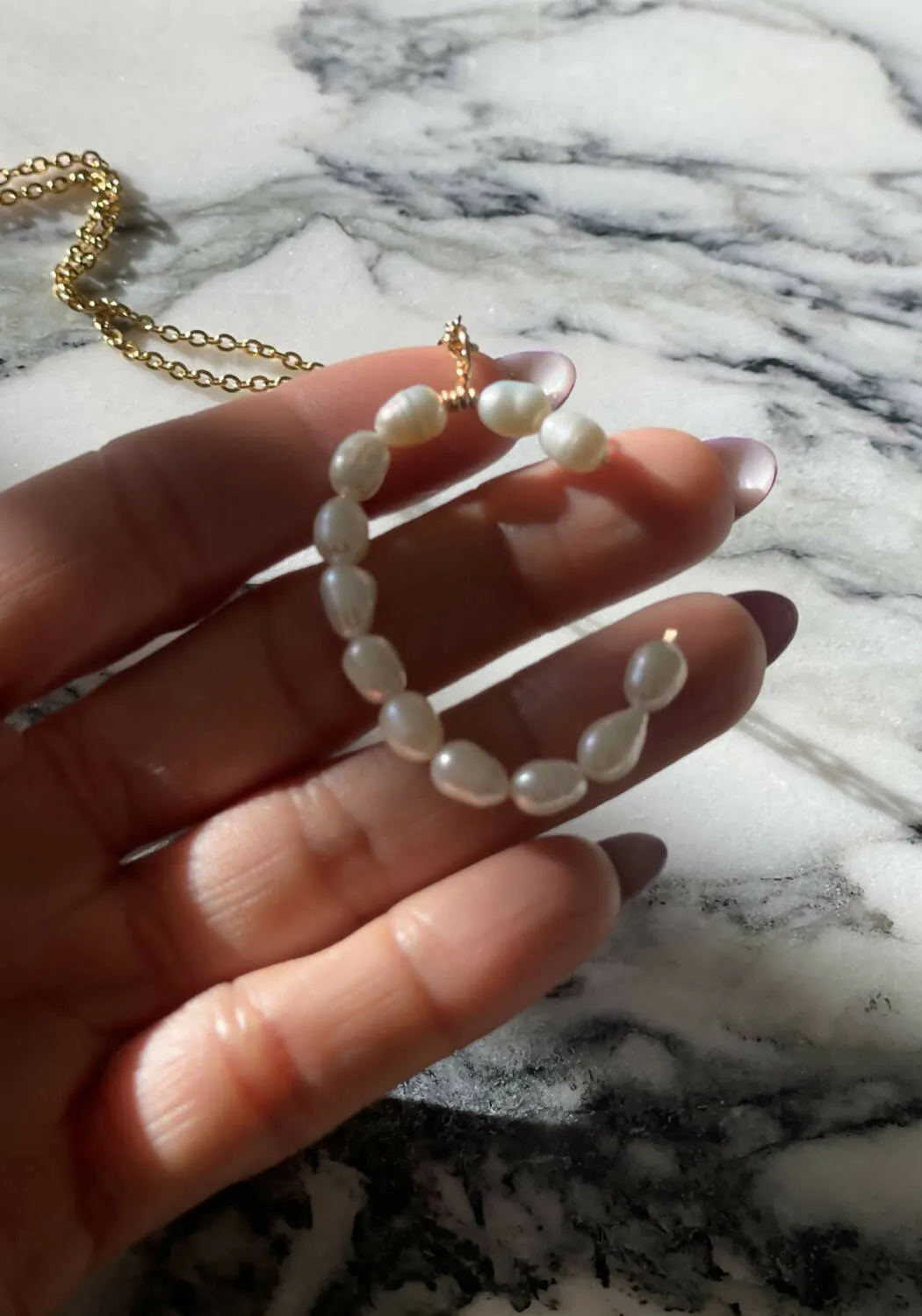 The CASCIA Pearl Pendant Necklace