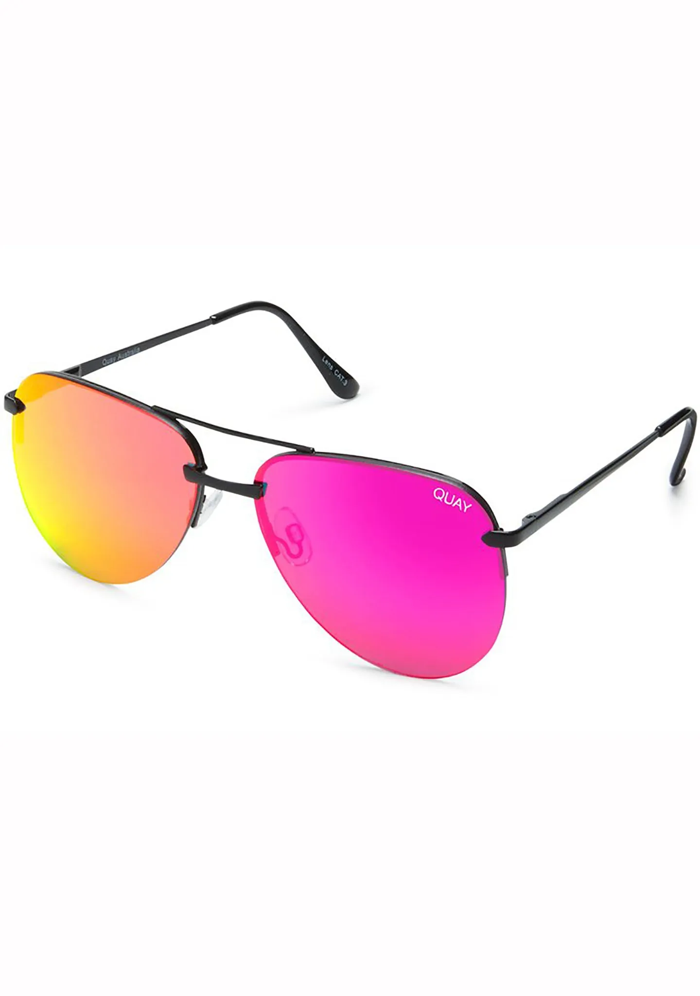 The Playa Sunglasses in Black/Pink