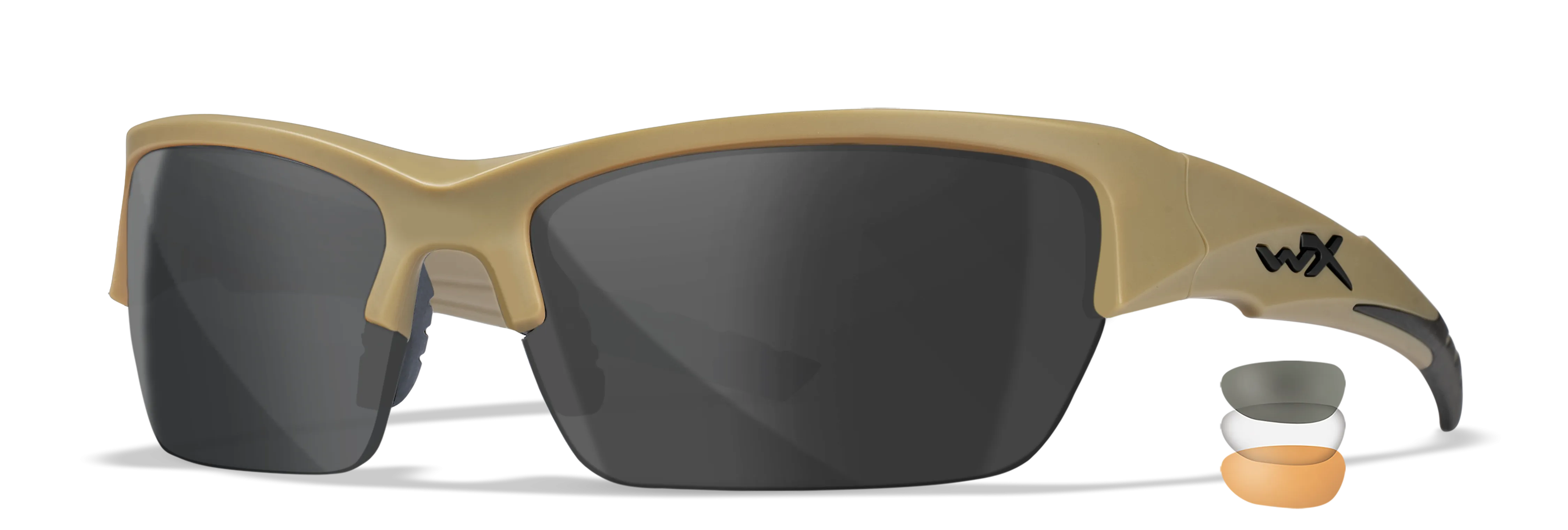 VALOR GREY/CLEAR/RUST/MATTE TAN FRAME