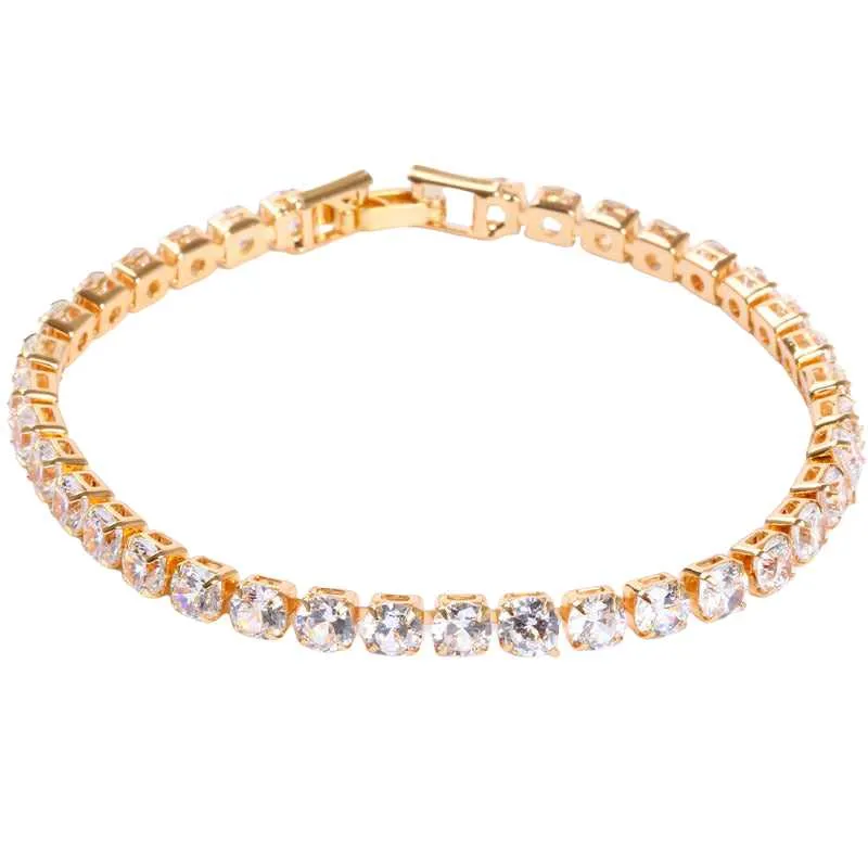 White 18K Gold Cubic Zirconia Tennis Bracelet