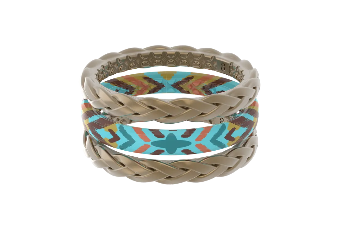 Women's Stackable Groove Ring